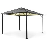 Blumfeldt Panteon Solid Sky Ambient Solar, sjenica s nadstrešnicom, 3 × 4 m, polikarbonat, aluminij, osvjetljenje Cijene