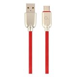  USB 2.0 kabl Premium rubber Type-C USB charging and data cable, 2 m, black, GEMBIRD CC-USB2R-AMCM-2M | Eponuda.ba