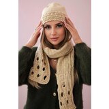 Kesi Women's set with scarf Maja K327 beige | shoptok.hr