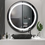 REA Bath Stensko ogledalo LED 100cm MMJ Black | Shoptok.si