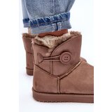 Boto Women's Padded Snow Boots With Embellishment Dark Beige Siriol | shoptok.hr