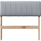  Tapecirani uzglavlje Svijetlo siva 75 cm Čvrsto borovo drvo | shoptok.hr