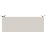  Jastučić za klupu SOEST 100% poliester Bijela 110 x 40 x 8 cm | shoptok.hr