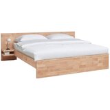 MID.YOU POSTELJA 200 cm x 200 cm , les bukev (jedrovina) | Shoptok.si