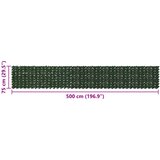  Zaslon za balkon s lišćem Tamnozelena 500 x 75 cm | Eponuda.com