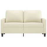  Dvosjed od tkanine krem 120 cm od umjetne kože | shoptok.hr