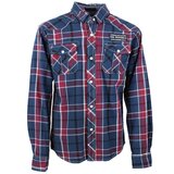 Srk Srajce s kratkimi rokavi Chemise homme CEFIR Modra | Shoptok.si