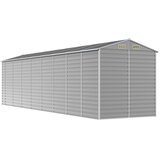  Vrtna kućica svijetlosiva 191x725x198 cm pocinčani čelik | Eponuda.ba