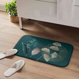 Douceur d intérieur Tirkizna kupaonska prostirka 45x75 cm Ginkoblue – | shoptok.hr