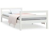  Za krevet bijeli 90 x 190 cm od masivne borovine | shoptok.hr