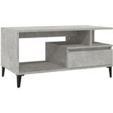 The Living Store Klubska mizica betonsko siva 90x49x45 cm inženirski les - Klubska Mizica, (21781177) | Shoptok.si