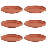  Kružni Pladanj za Cvijeće 6 pcs Crvena cigla Ø 14 x 2 cm | shoptok.hr