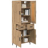 Highboard 2 kom. Umjetnički hrast 69,5 x 34 x 180 cm Slike