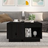  Stolić za kavu crni 60 x 61 x 32,5 cm od masivne borovine | shoptok.hr