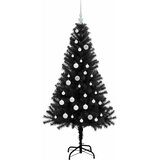  Božićno drvce Crna 150 cm PVC | shoptok.hr