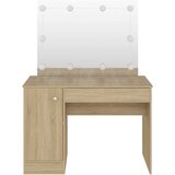  Stolić za šminkanje LED 110 x 55 x 145 cm MDF boja hrasta | shoptok.hr