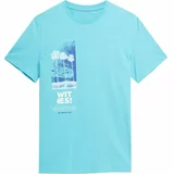 4f MEN´S T-SHIRT Muška majica, svjetlo plava, veličina