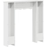  Okvir za kamin Bijela visokog sjaja 102 x 20 x 102 cm - Bijela visokog sjaja | shoptok.hr