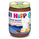 Hipp bio mlečna kašica za laku noć banana sa grizom i kakaom 190gr 92544 Cene'.'