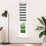 vidaXL Zebra senčilo temno sivo 40x200 cm tkanina širina 35,9 cm | Shoptok.si