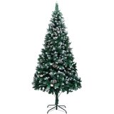  Umjetno božićno drvce sa šiškama i bijelim snijegom 240 cm | shoptok.hr