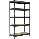 REGALUX Regal za velike obremenitve (V x Š x G: 180 x 90 x 40 cm, Nosilnost na polico: 210 kg, Število polic: 5 kos, Priklop, Antracit) | Shoptok.si