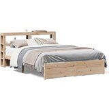 vidaXL Okvir za krevet s uzglavljem 150 x 200 cm borovina | shoptok.hr