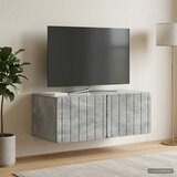 TV ormar za zid 78,5 x 41 x 30 cm Betonska siva | Eponuda.ba