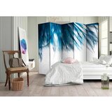 Artgeist Paravan Sapphire Feathers I, 5-Delni, Dvostranski | Shoptok.si