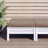 Paletni podni jastuk od tkanine 60 x 60 x 8 cm smeđe-sivi | shoptok.hr