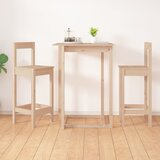  Barske stolice 2 kom 40 x 41,5 x 112 cm od masivne borovine | shoptok.hr