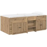  Loft krevet s ormarom 3 kom. Hrast artisan Konstruirano drvo | shoptok.hr