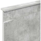  Uzglavlje s uzglavljem Betonski sivi 100 cm Konstruirano drvo | shoptok.hr
