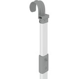  Stalak za sušenje za balkon 89 x 25 x (60 - 95) cm aluminijski | shoptok.hr