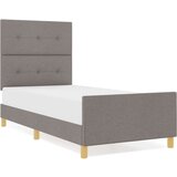  Krevet Okvir Taupe 90x200 cm Tkanina | shoptok.hr