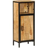 vidaXL Kopalniška omarica 40x27x90 cm trden mangov les | Shoptok.si
