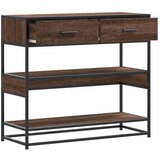  Konzolni stol boja hrasta 90x35x80 cm konstruirano drvo | shoptok.hr