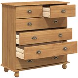  Komoda ASKIM Smeđa 91 x 40 x 95,5 cm Čvrsto borovo drvo | Eponuda.ba
