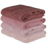 Set peškira u prahu svetlo roze (4 komada)
