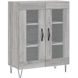  Visoka komoda siva sonome 69,5x34x180 cm od konstruiranog drva | shoptok.hr