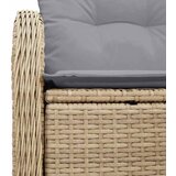  Vrtni kauč s jastukom Bež 121 x 62 x 69cm poliratan | shoptok.hr