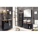MID.YOU Omara Z Ogledalom Malte, Črna, Osvetlitev | Shoptok.si