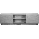  TV stalak 140 x 34,5 x 40 cm Betonska siva Konstruirano drvo | shoptok.hr