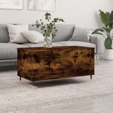 vidaXL Stolić za kavu boja hrasta 90 x 44 5 x 45 cm konstruirano drvo | shoptok.hr