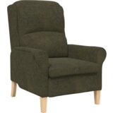  Sodobni Naslanjač Vojaška zelena Tkanina, Les Srednje Ergonomski | Shoptok.si