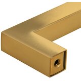  Ručke za ormarić 5 kom zlatne 192 mm od nehrđajućeg čelika | shoptok.hr