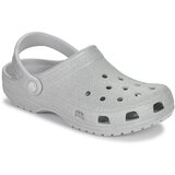 Crocs Cokli Classic Glitter Clog Srebrna | Shoptok.si