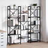  Polica Crni hrast 156 x 25 x 167 cm Konstruirano drvo | shoptok.hr