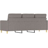  Trosjed od tkanine Smeđe-siva 180 cm | shoptok.hr