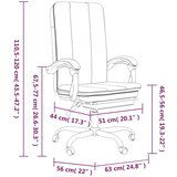  Pisarniški stol rjavo blago, (20669319) | Shoptok.si
